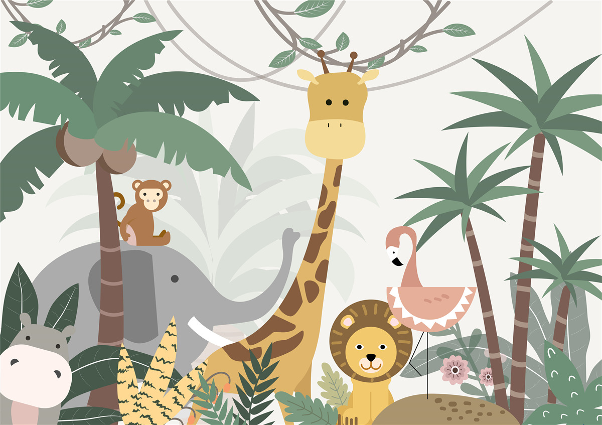 Fototapeta animowana podróż przez dziką przyrodę