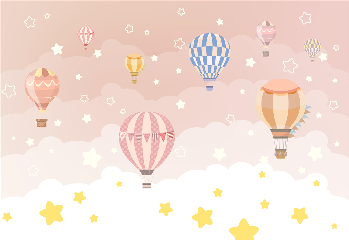 Fototapeta podróż balonem na ogrzane powietrze