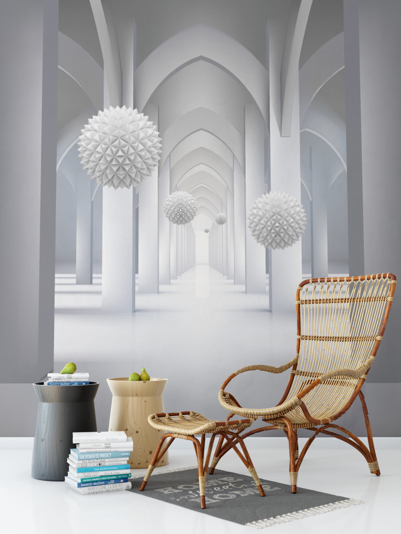 Fototapeta abstrakcyjne gotyckie kolumny