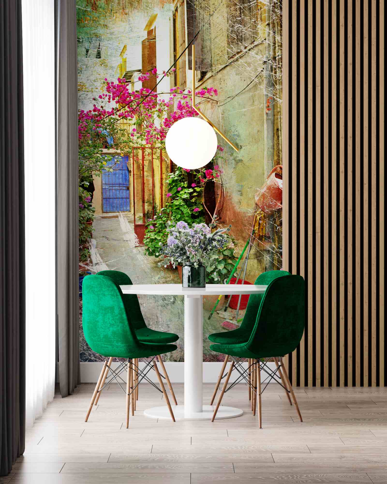 Fototapeta wygodny dziedziniec dla gości