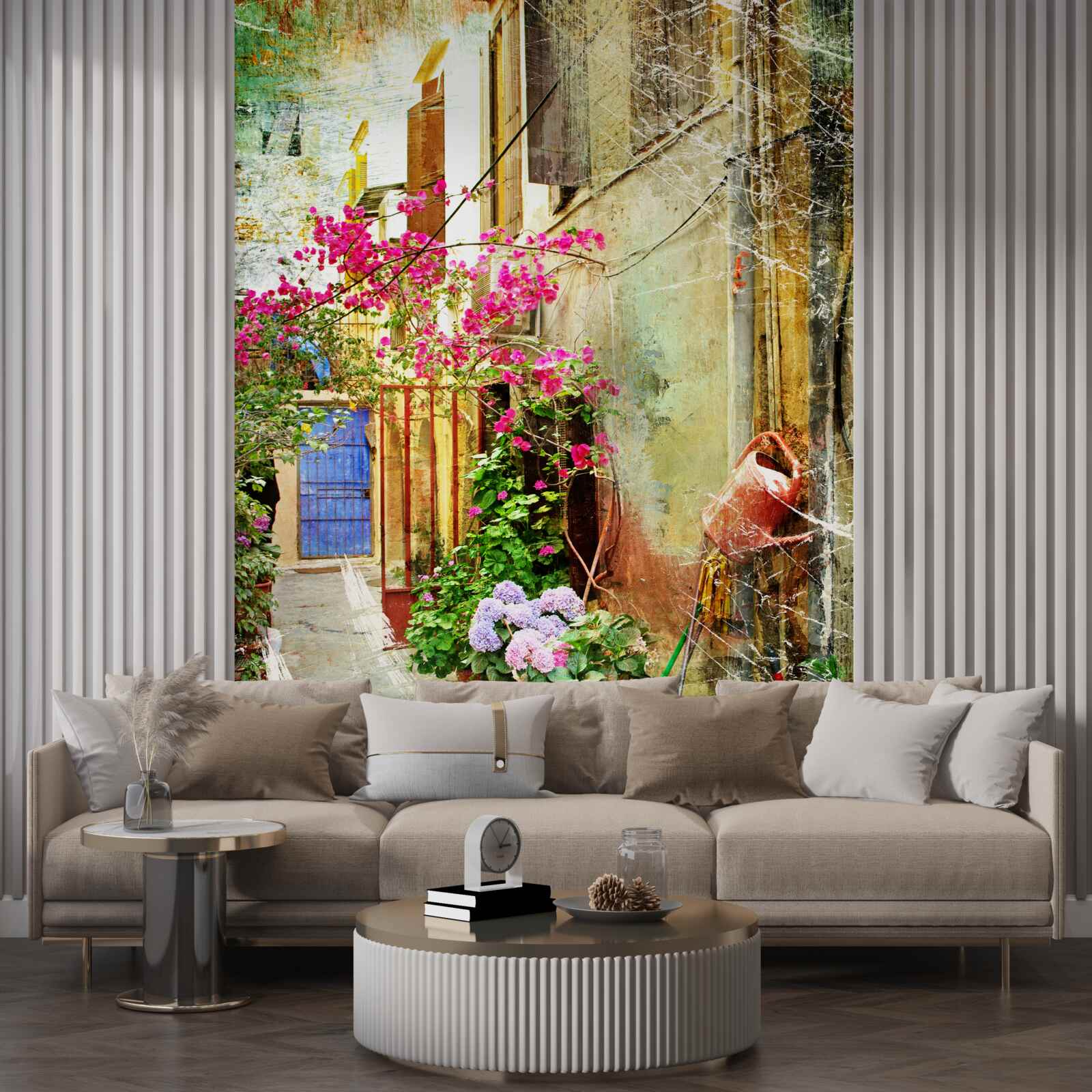 Fototapeta wygodny dziedziniec dla gości