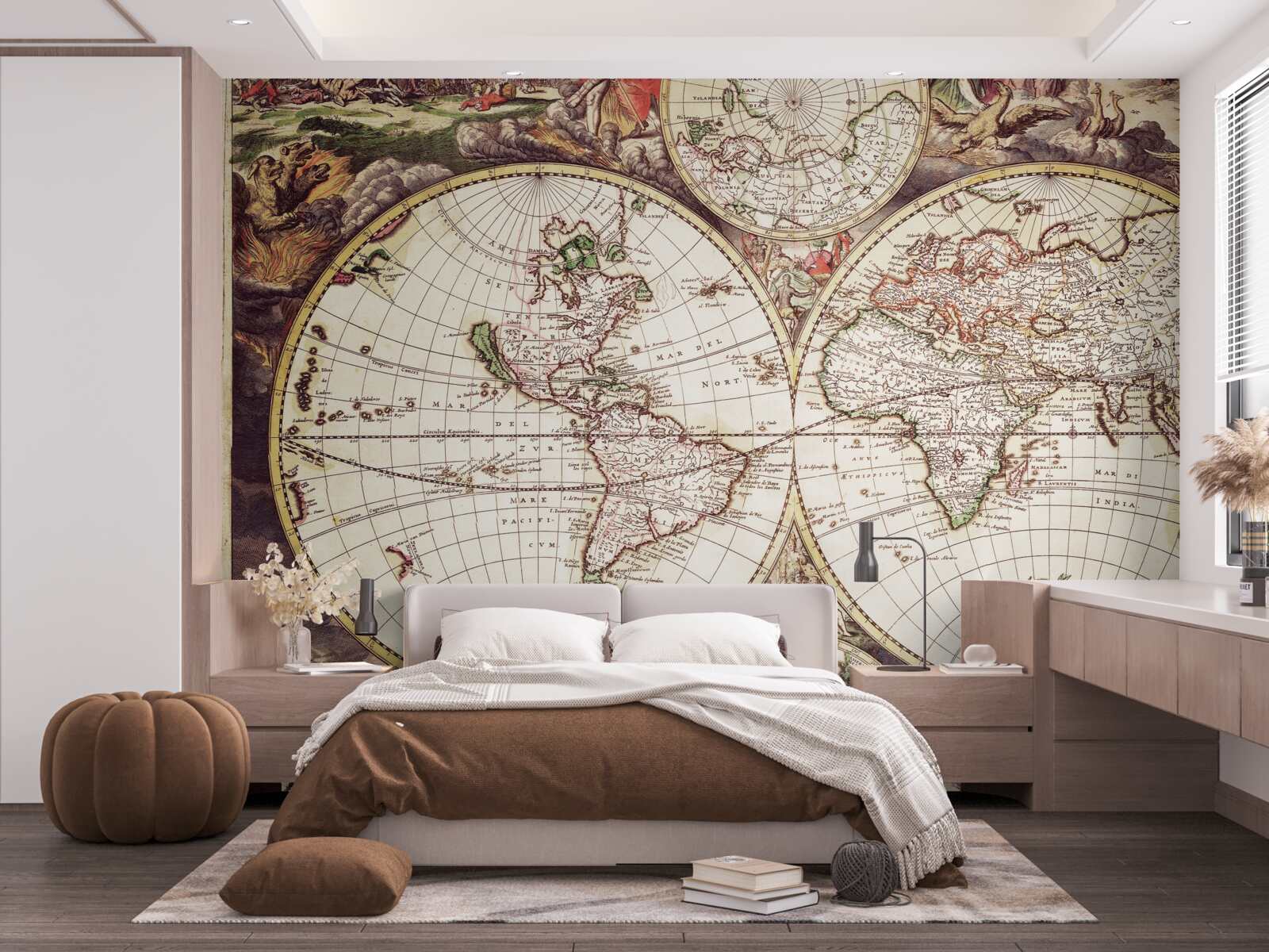 Fototapeta okres historyczny oświetlony w obrazie świata