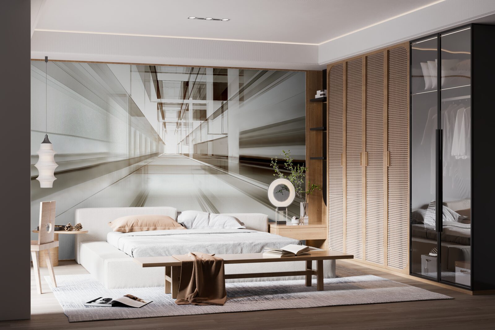 Fototapeta w przyszłości jest jasnoszary tunel