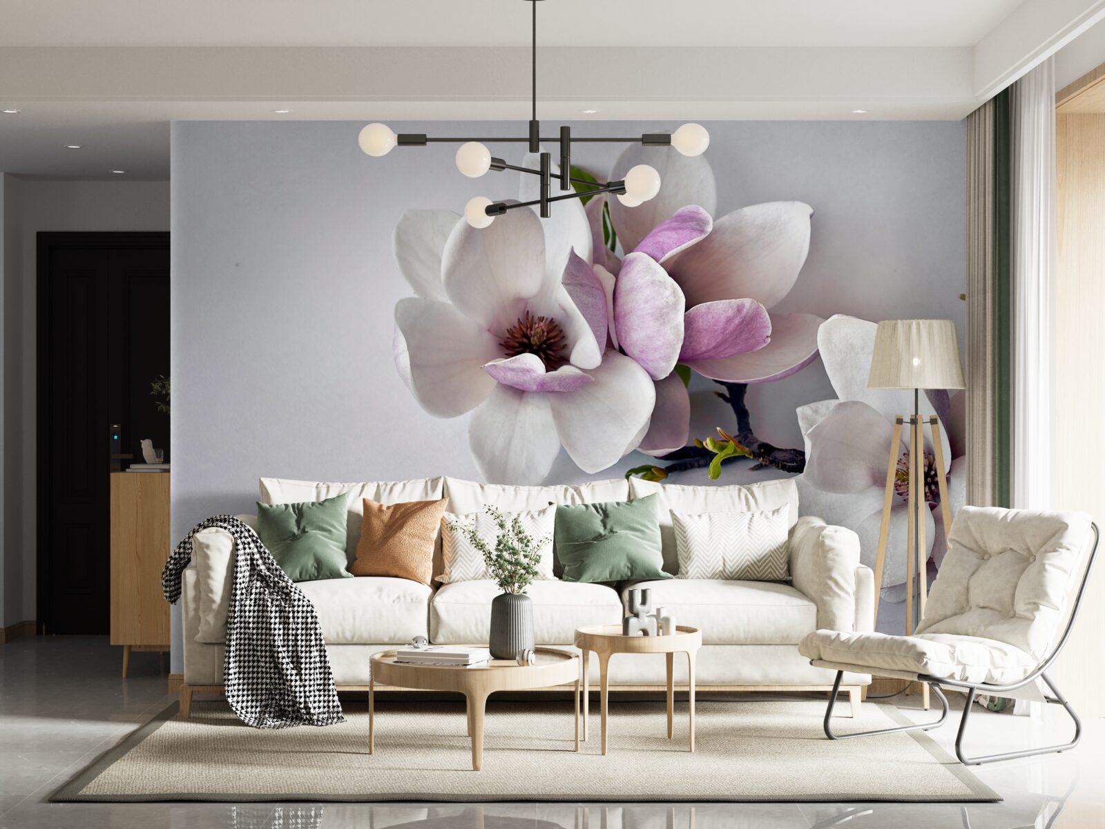 Fototapeta kwiaty o niesamowitej urodzie i dużych rozmiarach