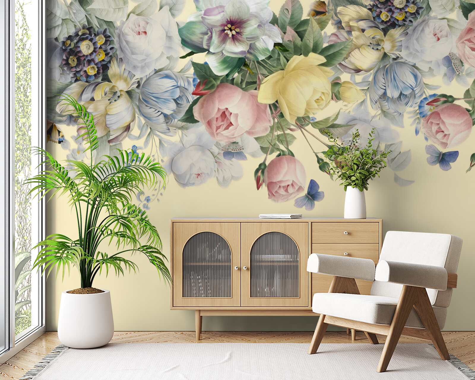 Fototapeta delikatne odcienie różnych kolorów