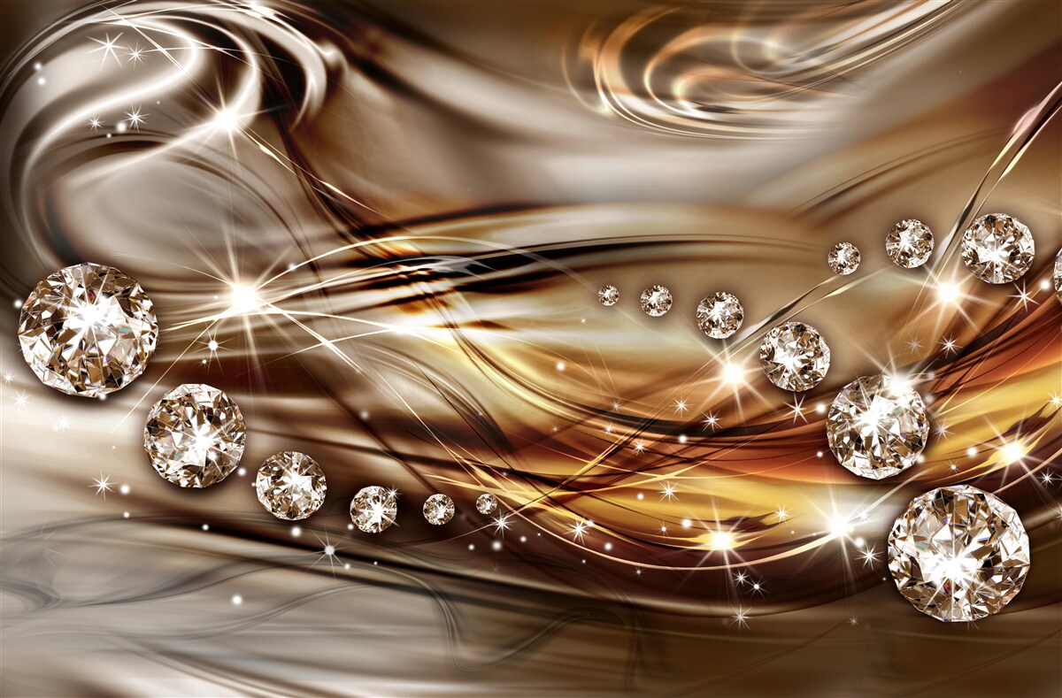 Fototapeta złota biżuteria i kamienie szlachetne