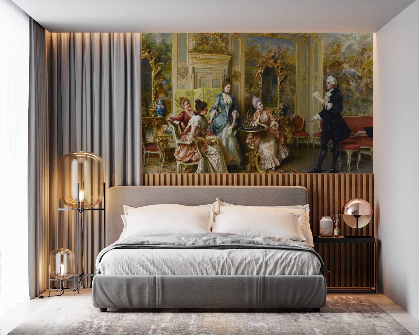 Fototapeta podziw dla pań za ich pasję do czytania poezji