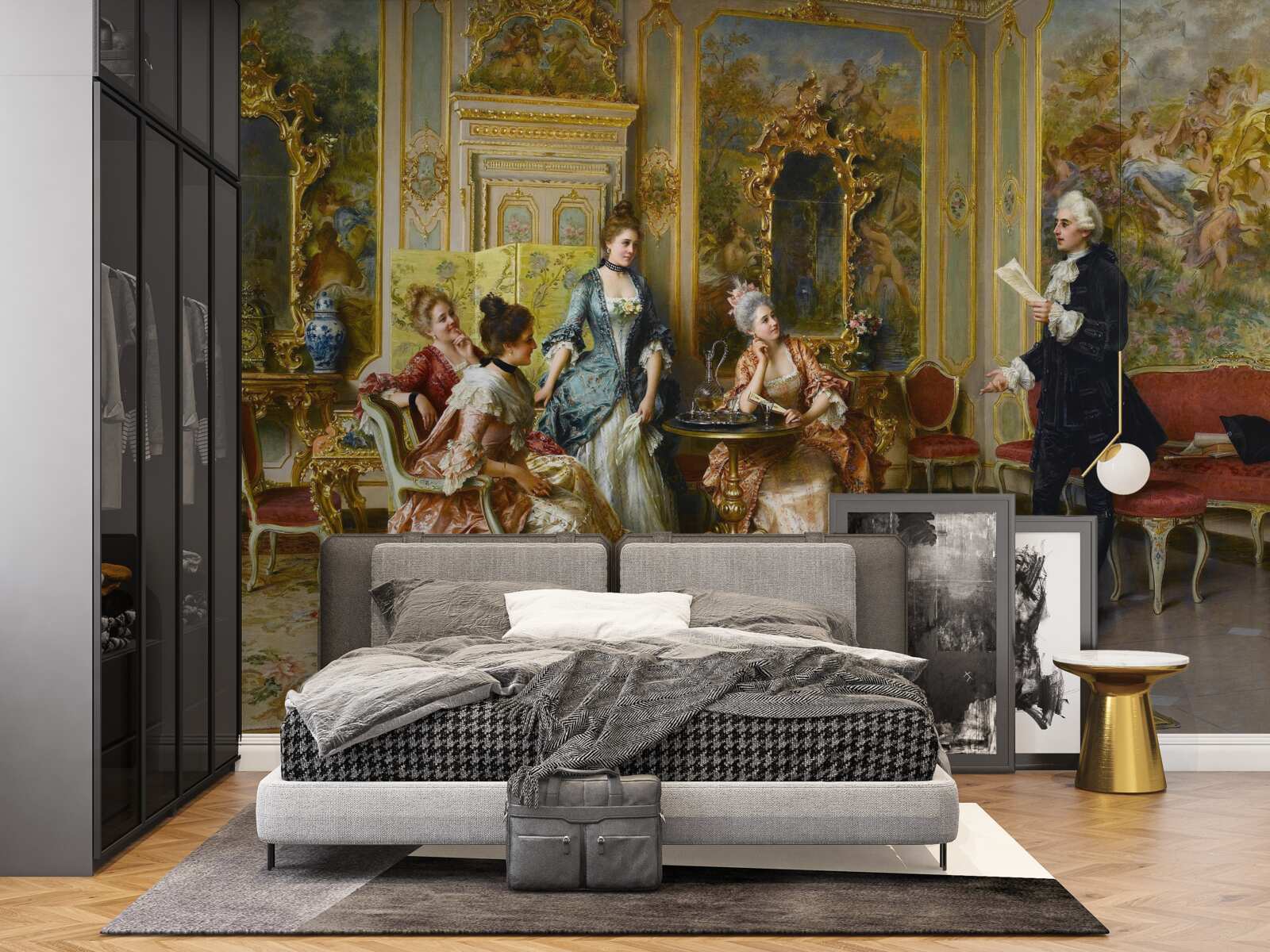 Fototapeta podziw dla pań za ich pasję do czytania poezji