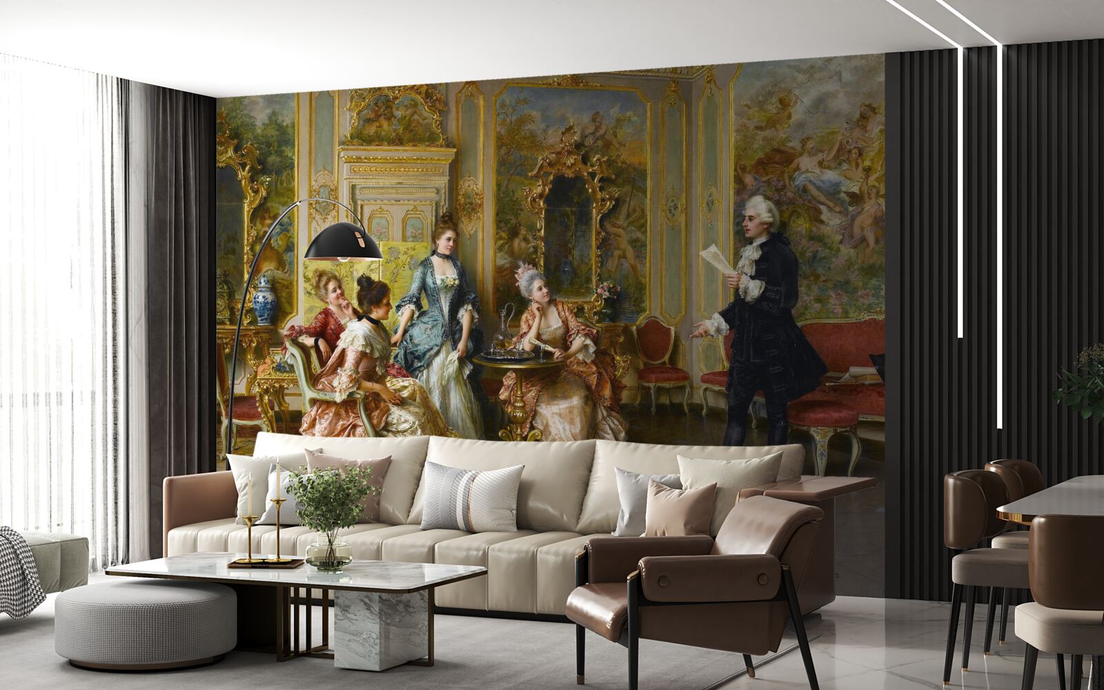 Fototapeta podziw dla pań za ich pasję do czytania poezji