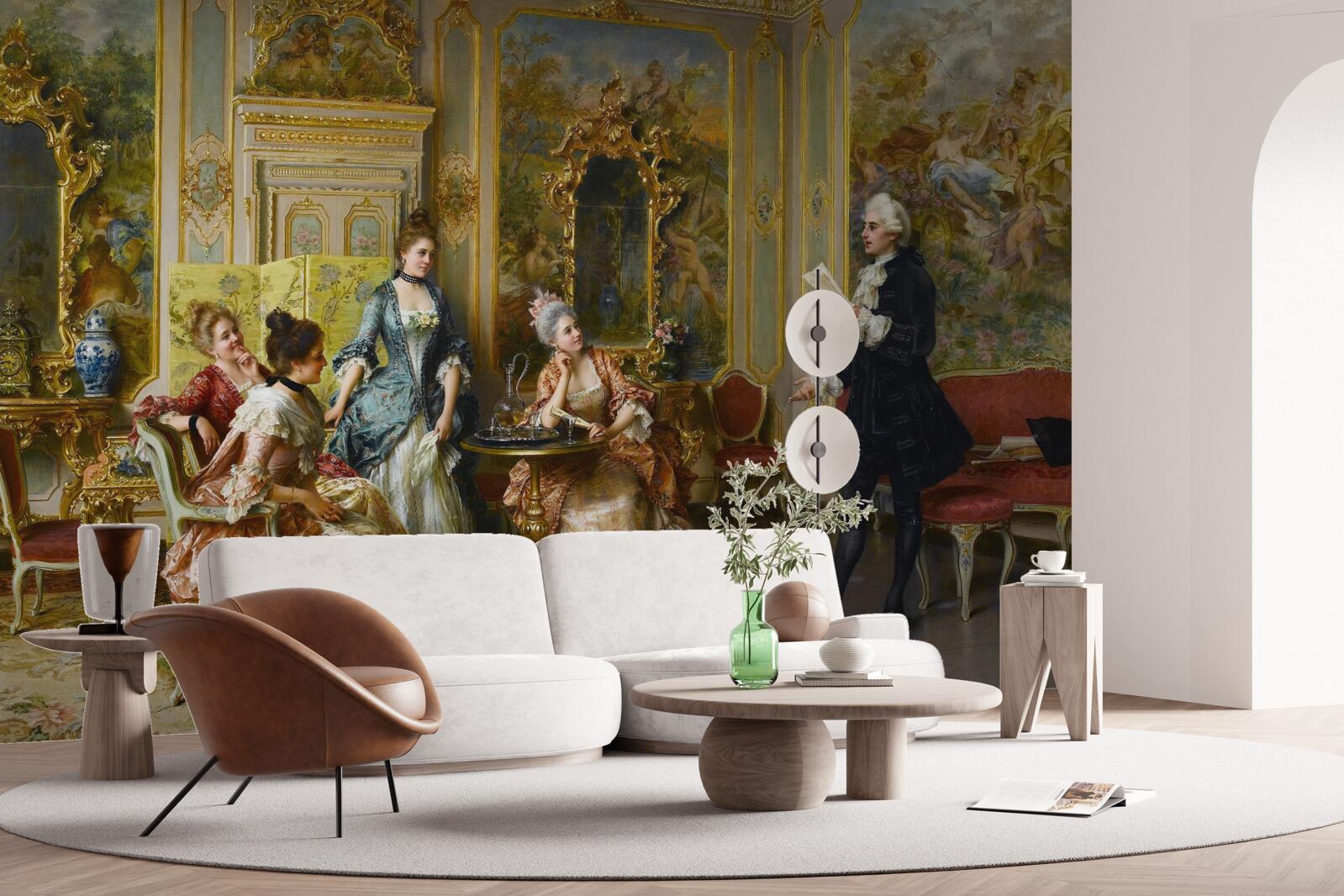 Fototapeta podziw dla pań za ich pasję do czytania poezji