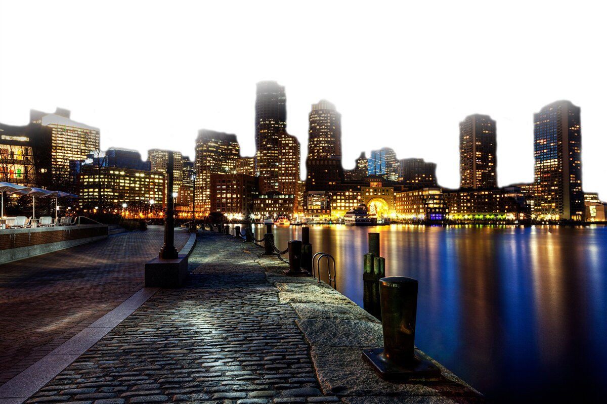 Fototapeta Świt na opuszczonym nabrzeżu