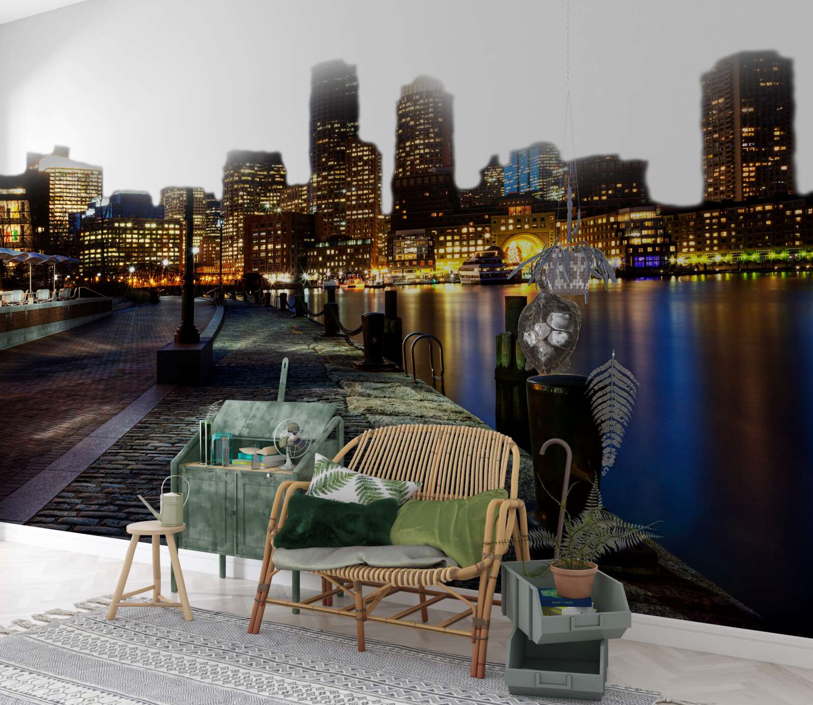 Fototapeta Świt na opuszczonym nabrzeżu