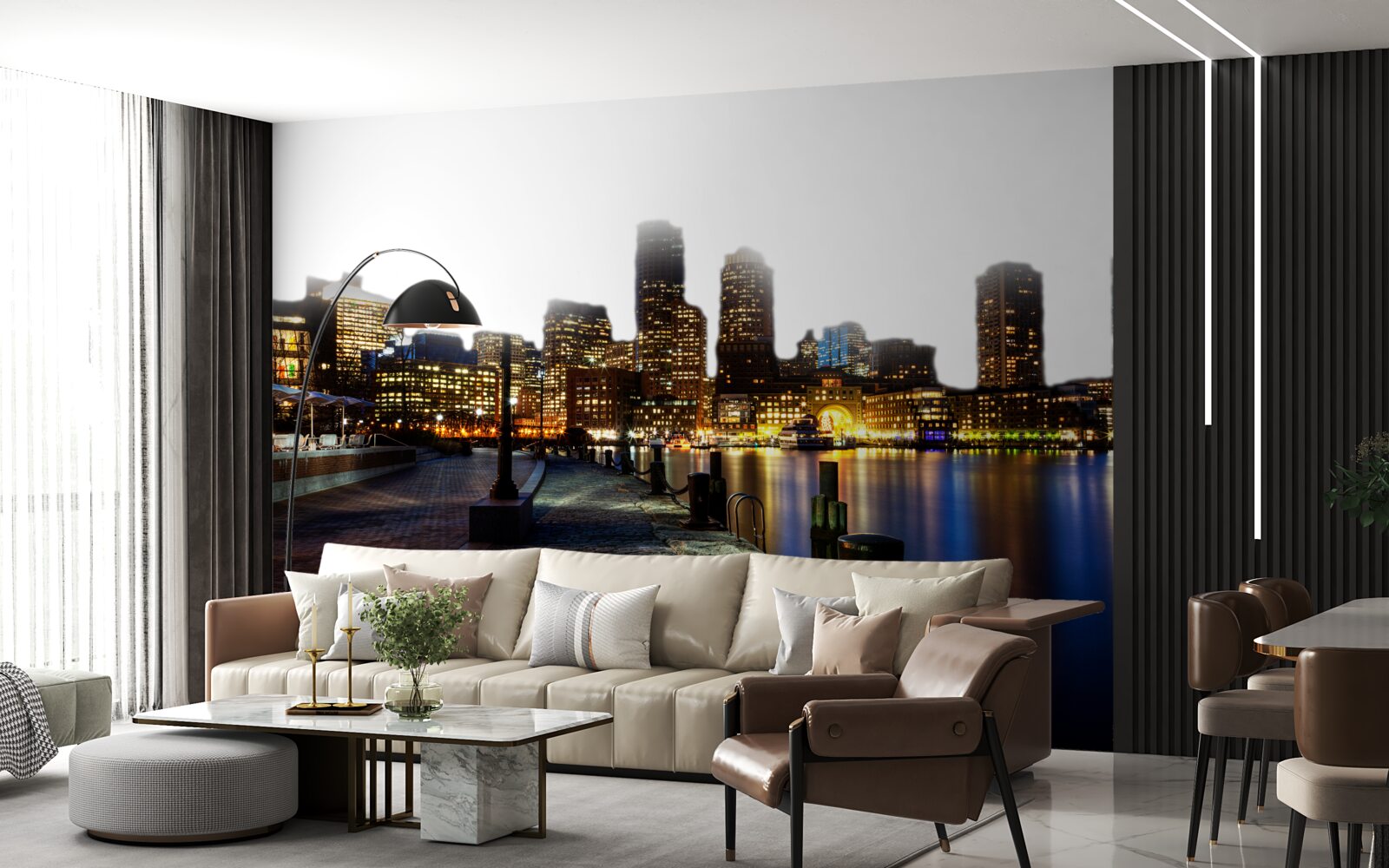 Fototapeta Świt na opuszczonym nabrzeżu