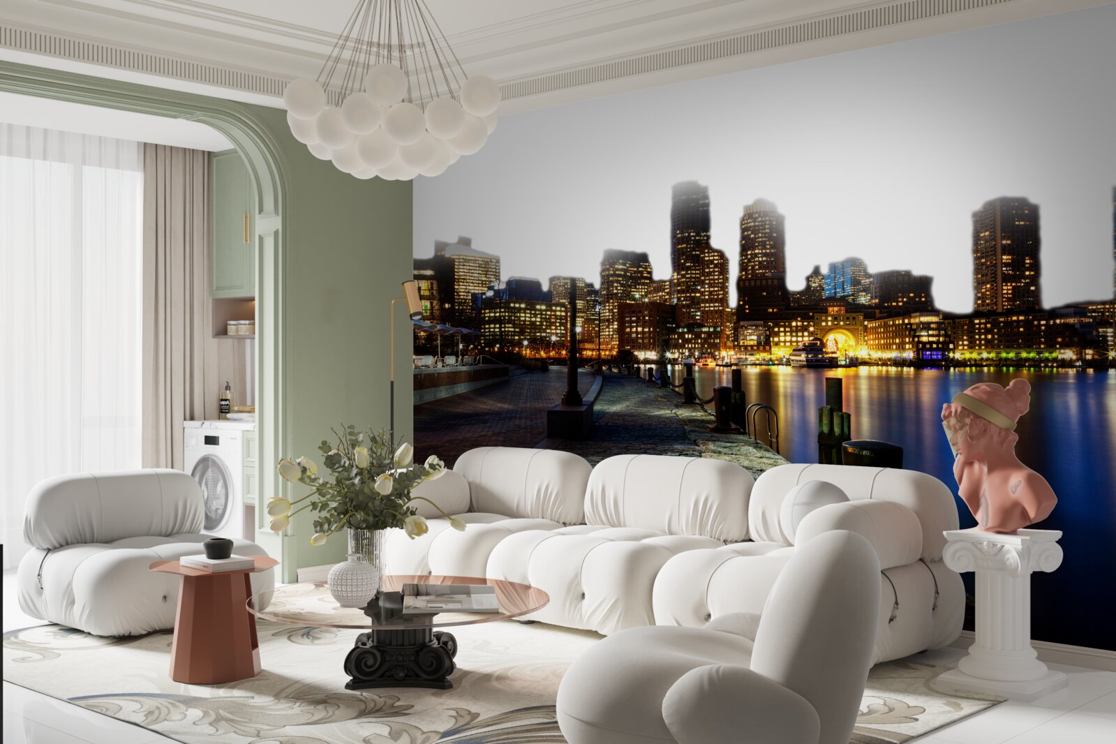 Fototapeta Świt na opuszczonym nabrzeżu