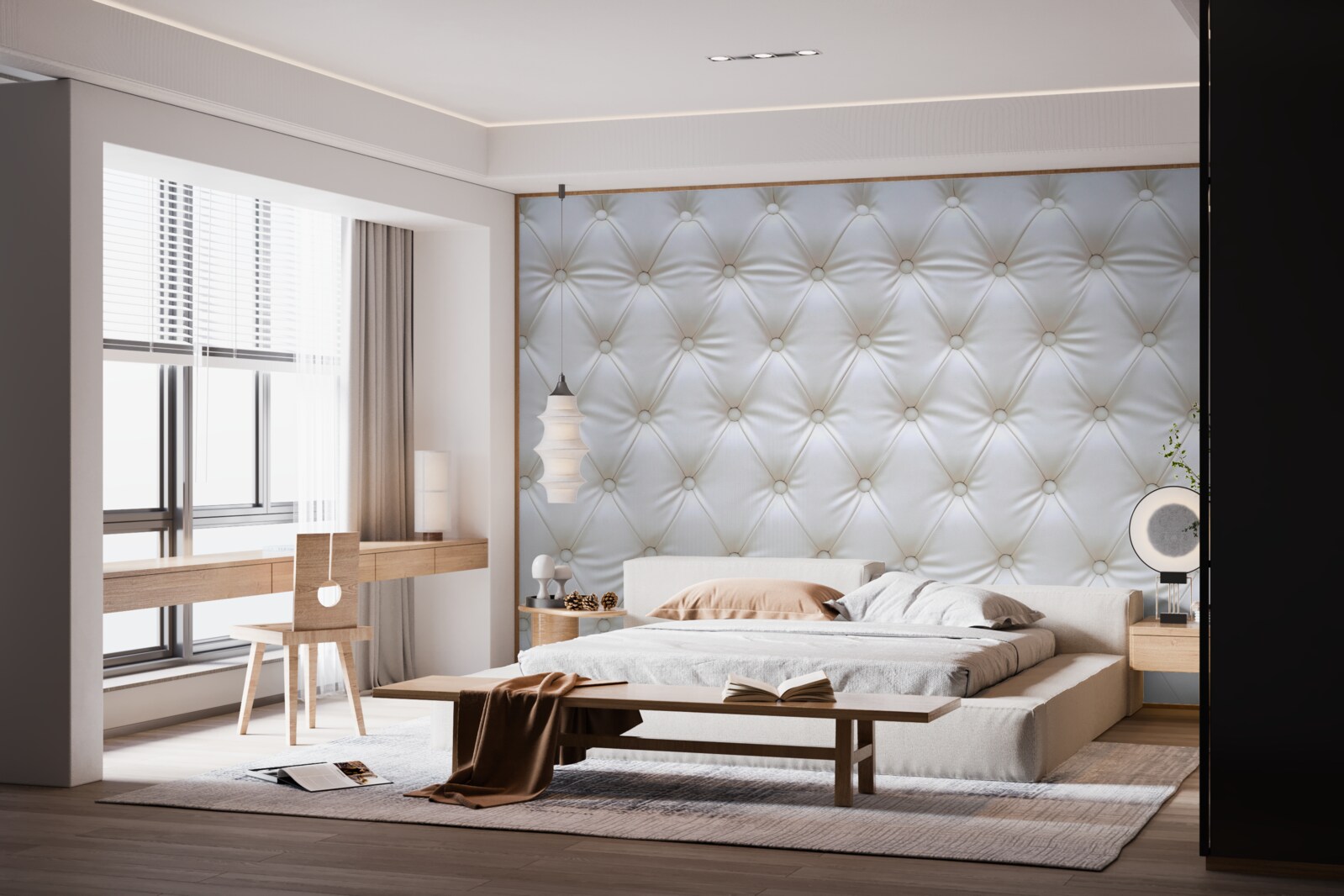 Fototapeta tekstura tapicerki ozdobiona kryształkami