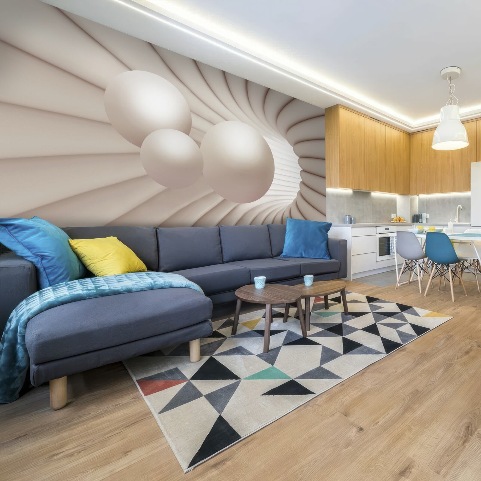 Fototapeta do przejścia wlatują trzy perły