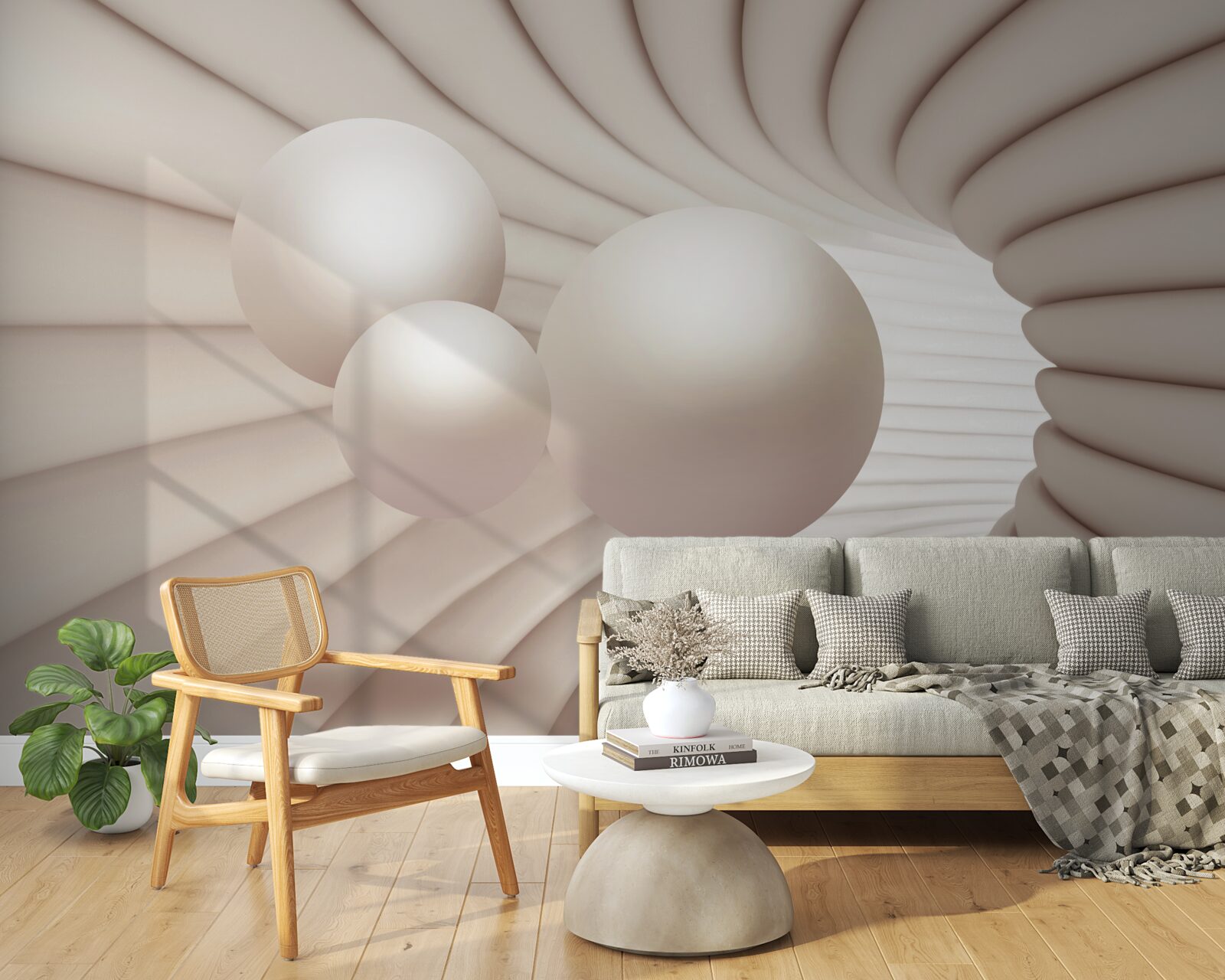 Fototapeta do przejścia wlatują trzy perły