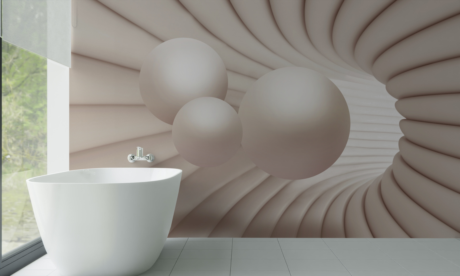 Fototapeta do przejścia wlatują trzy perły