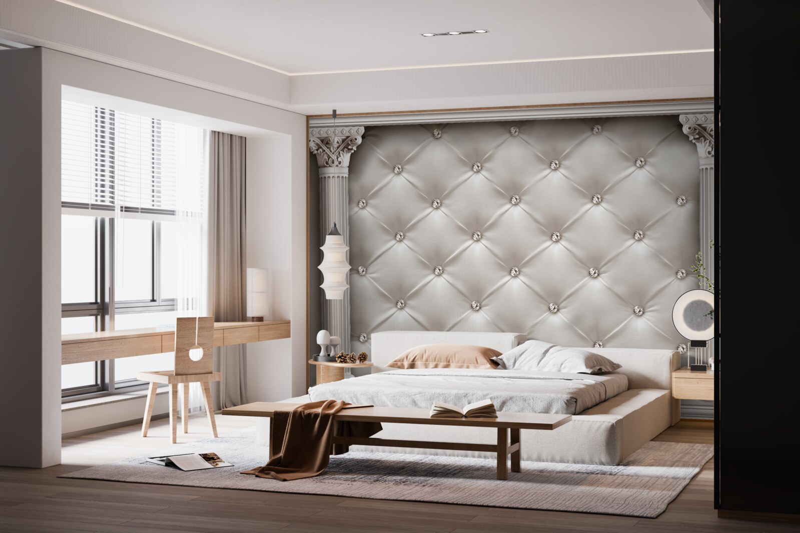 Fototapeta zaokrąglenia i ozdobne wykończenia