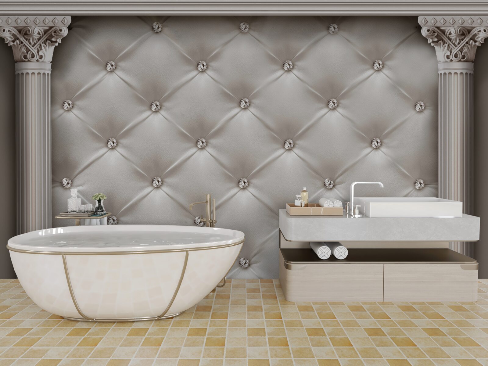 Fototapeta zaokrąglenia i ozdobne wykończenia