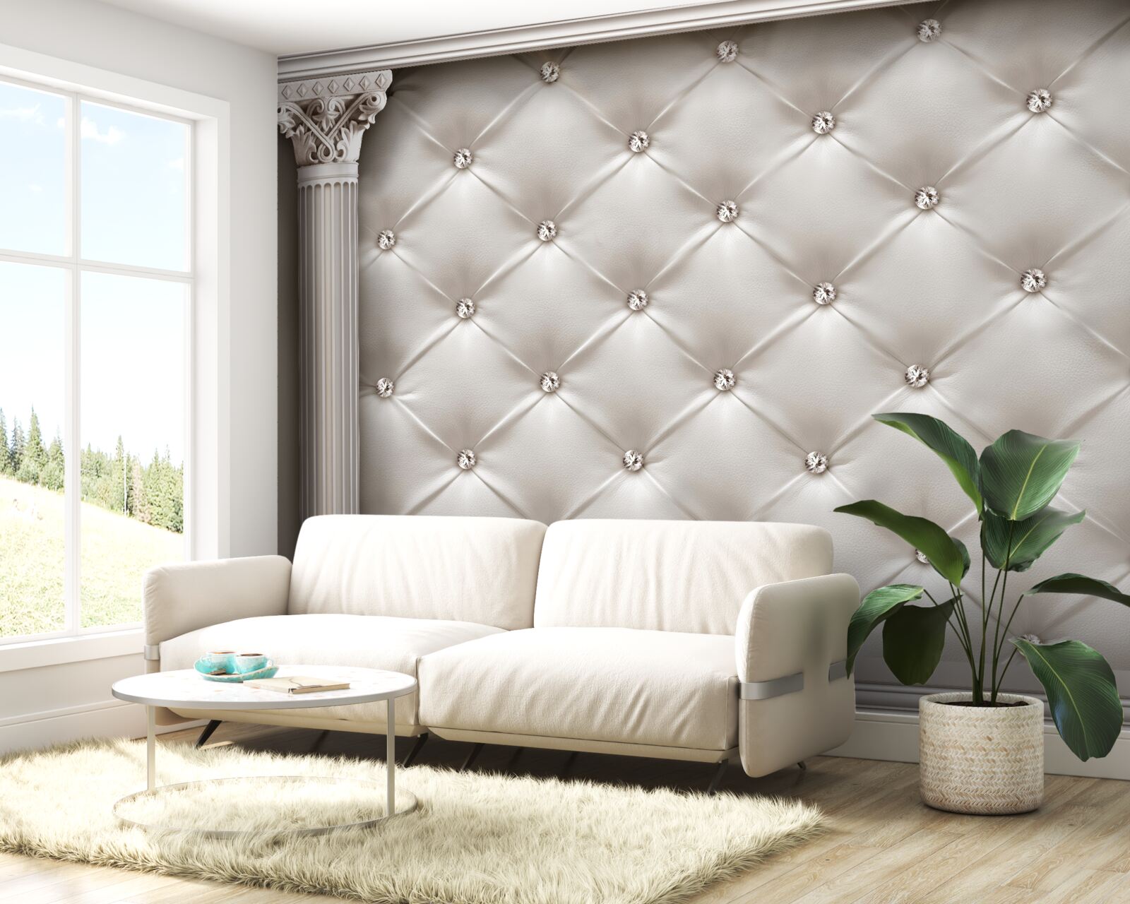 Fototapeta zaokrąglenia i ozdobne wykończenia