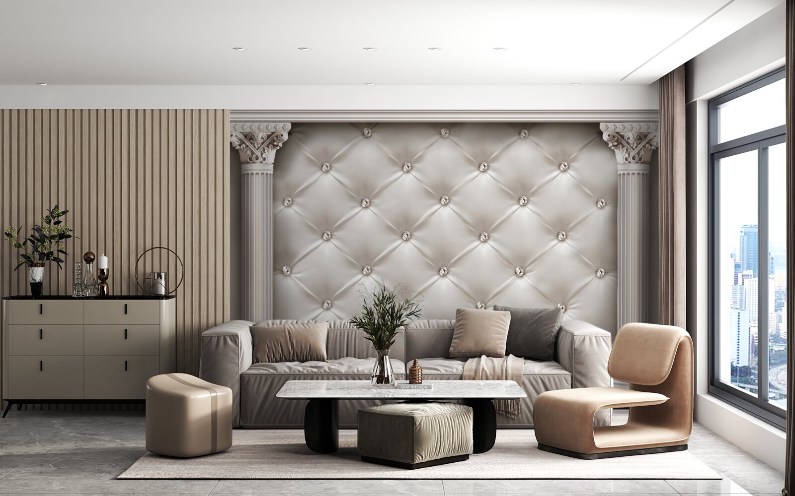 Fototapeta zaokrąglenia i ozdobne wykończenia