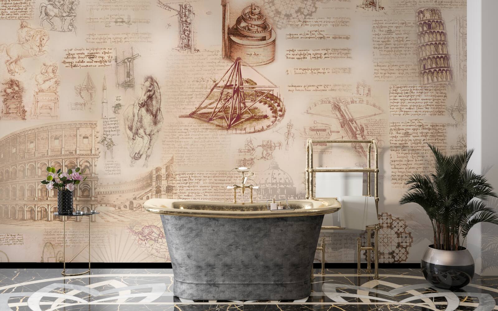 Fototapeta starożytny rzym i retro włochy