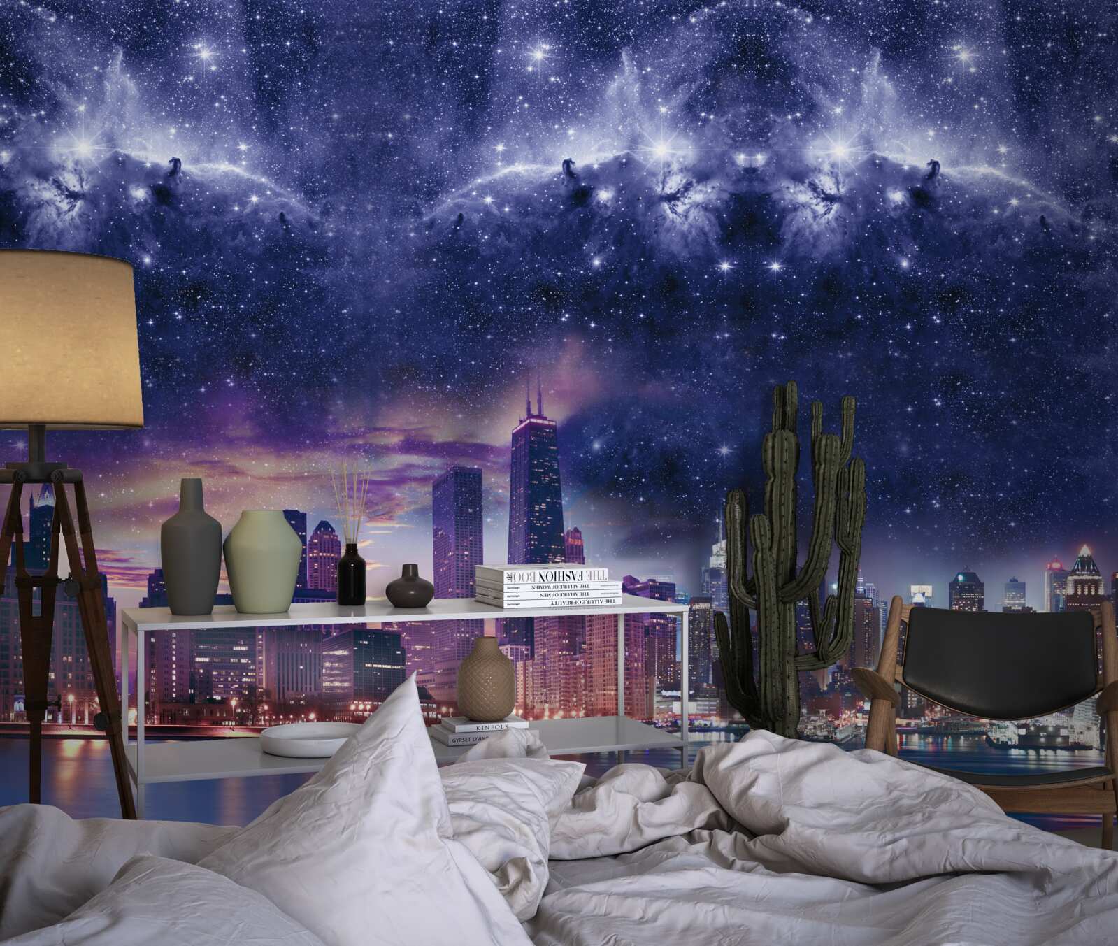 Fototapeta magiczne płótno astralne nad metropolią