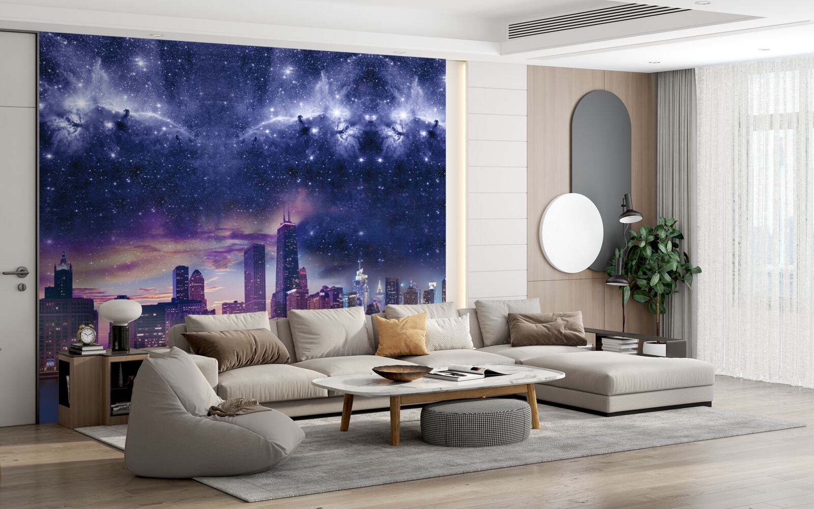 Fototapeta magiczne płótno astralne nad metropolią