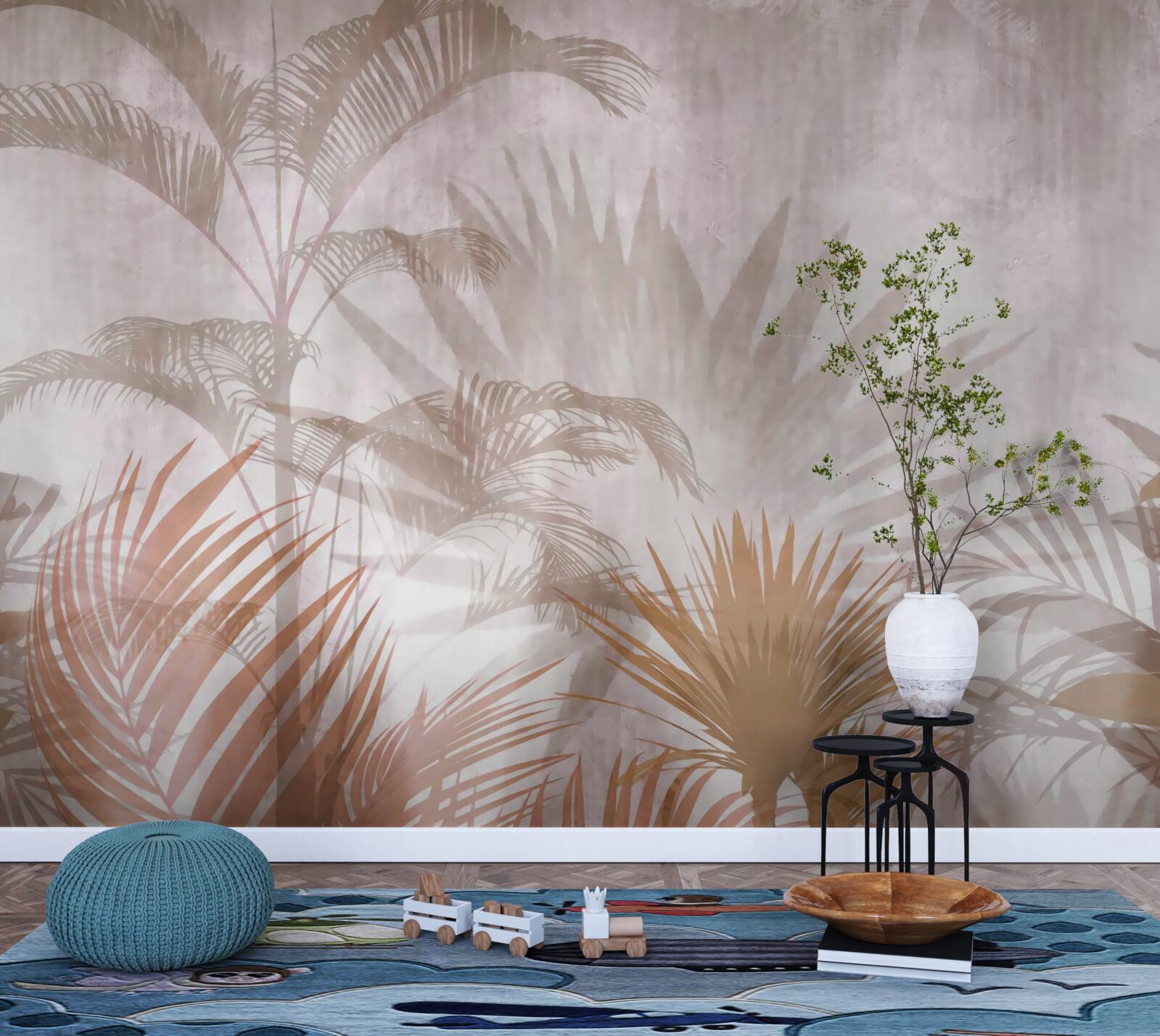 Fototapeta rośliny tropikalne z delikatnością