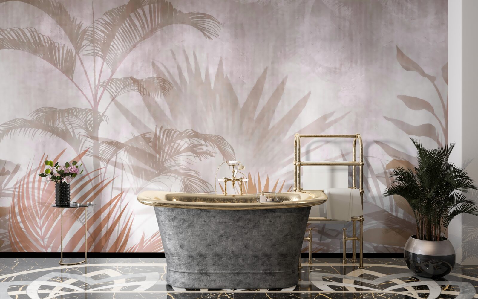 Fototapeta rośliny tropikalne z delikatnością