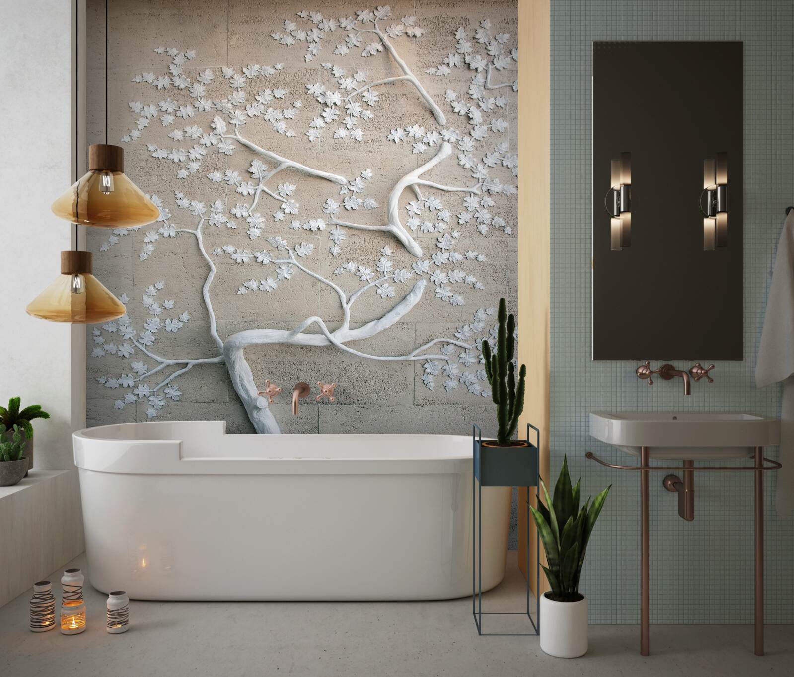 Fototapeta kwitnące drzewo sakura