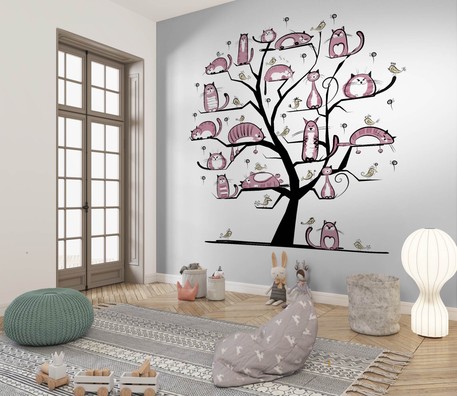 Fototapeta drzewo kota