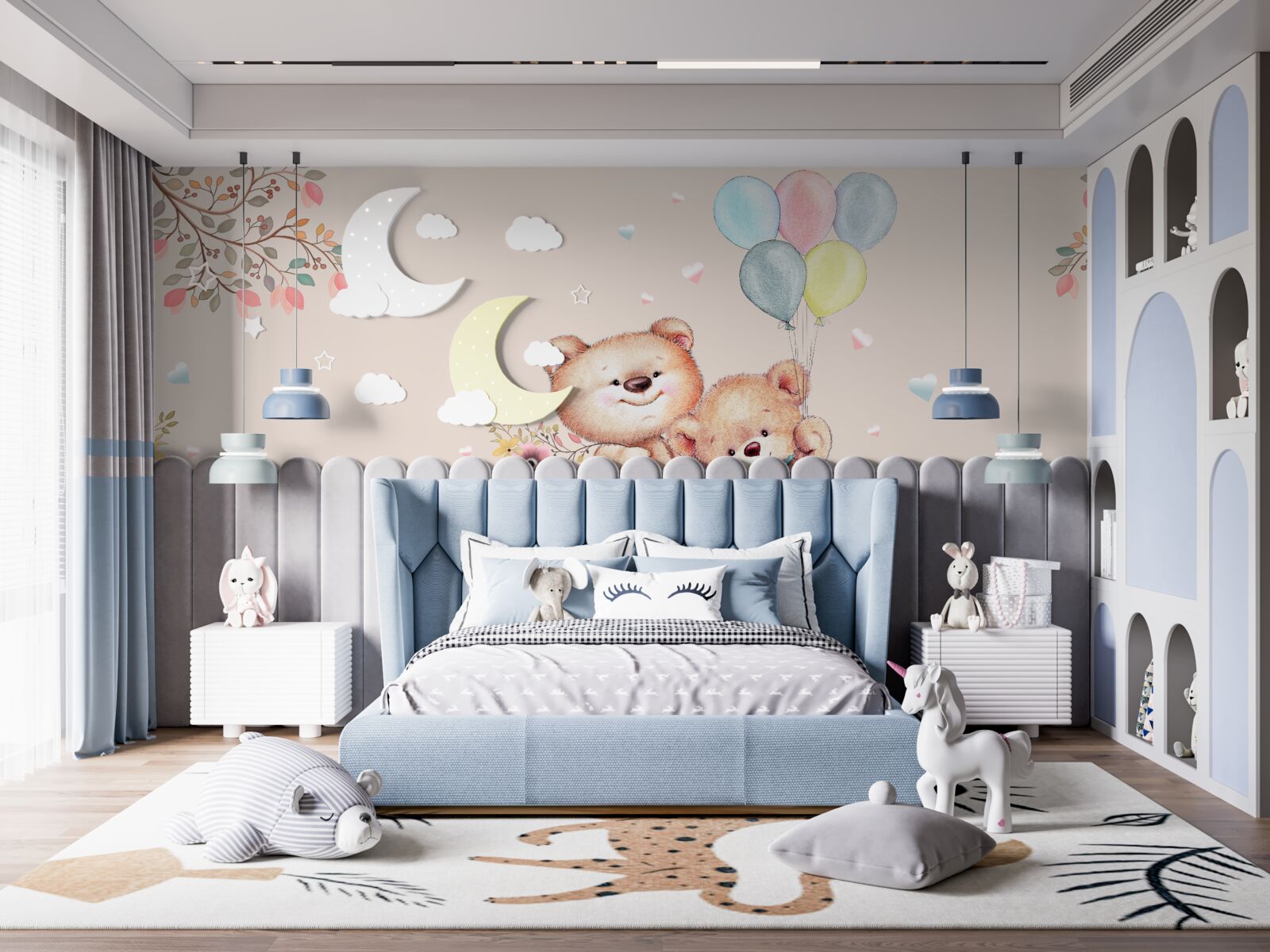 Fototapeta niedźwiedzie z piłkami