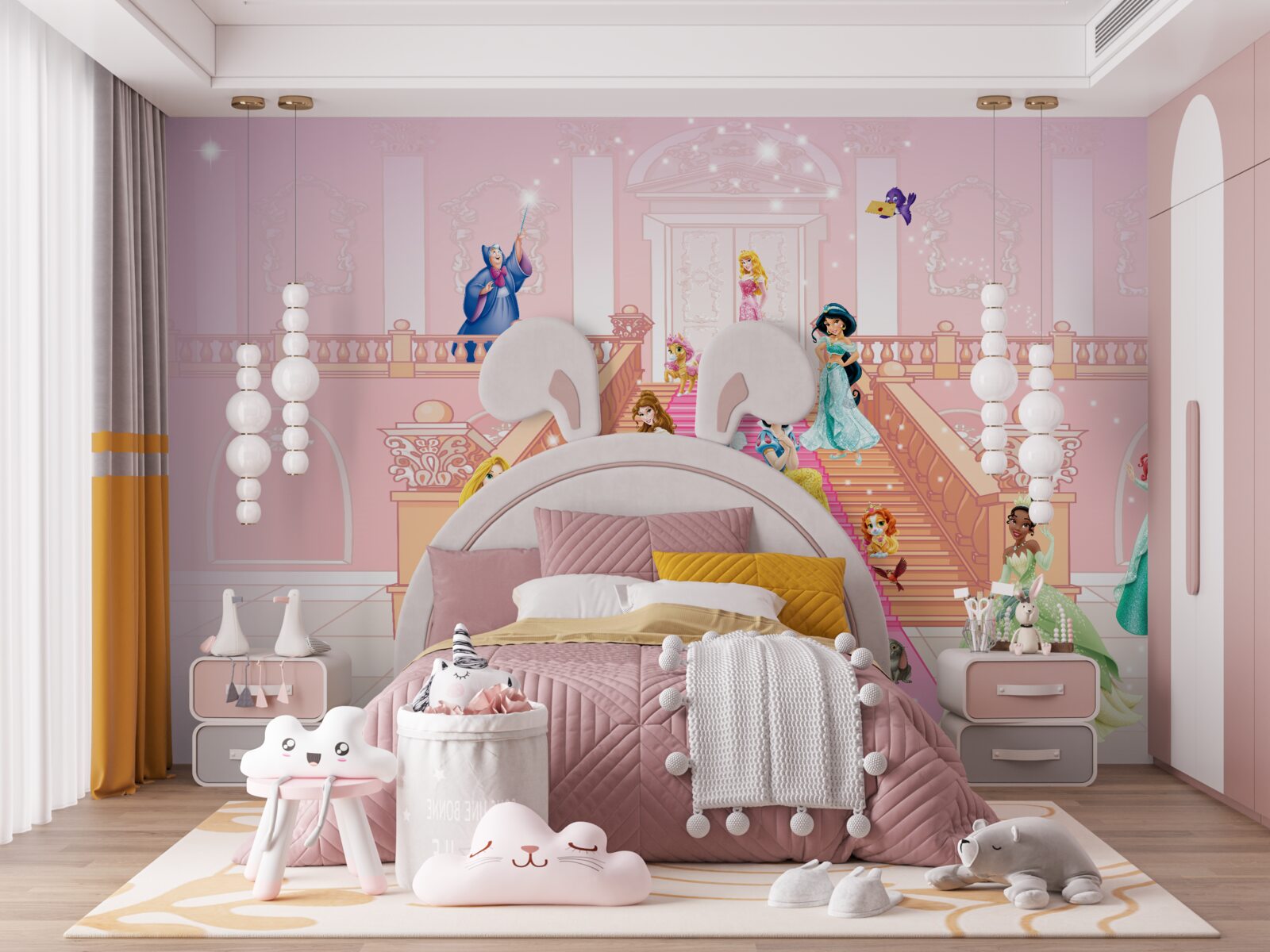 Fototapeta księżniczki z kreskówek disneya