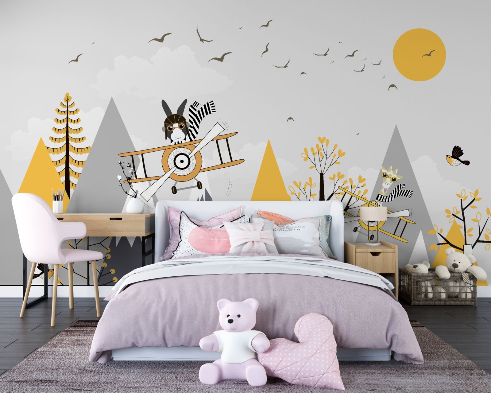 Fototapeta zwierzęta w pojazdach powietrznych