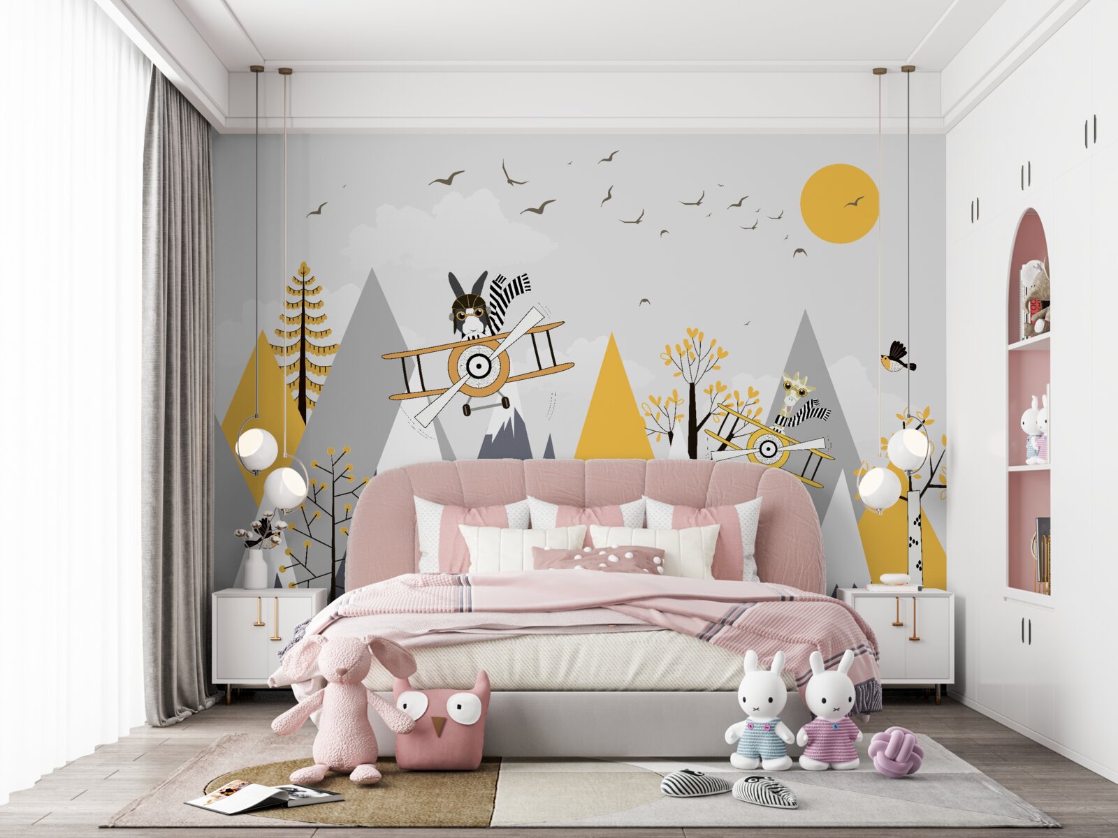 Fototapeta zwierzęta w pojazdach powietrznych