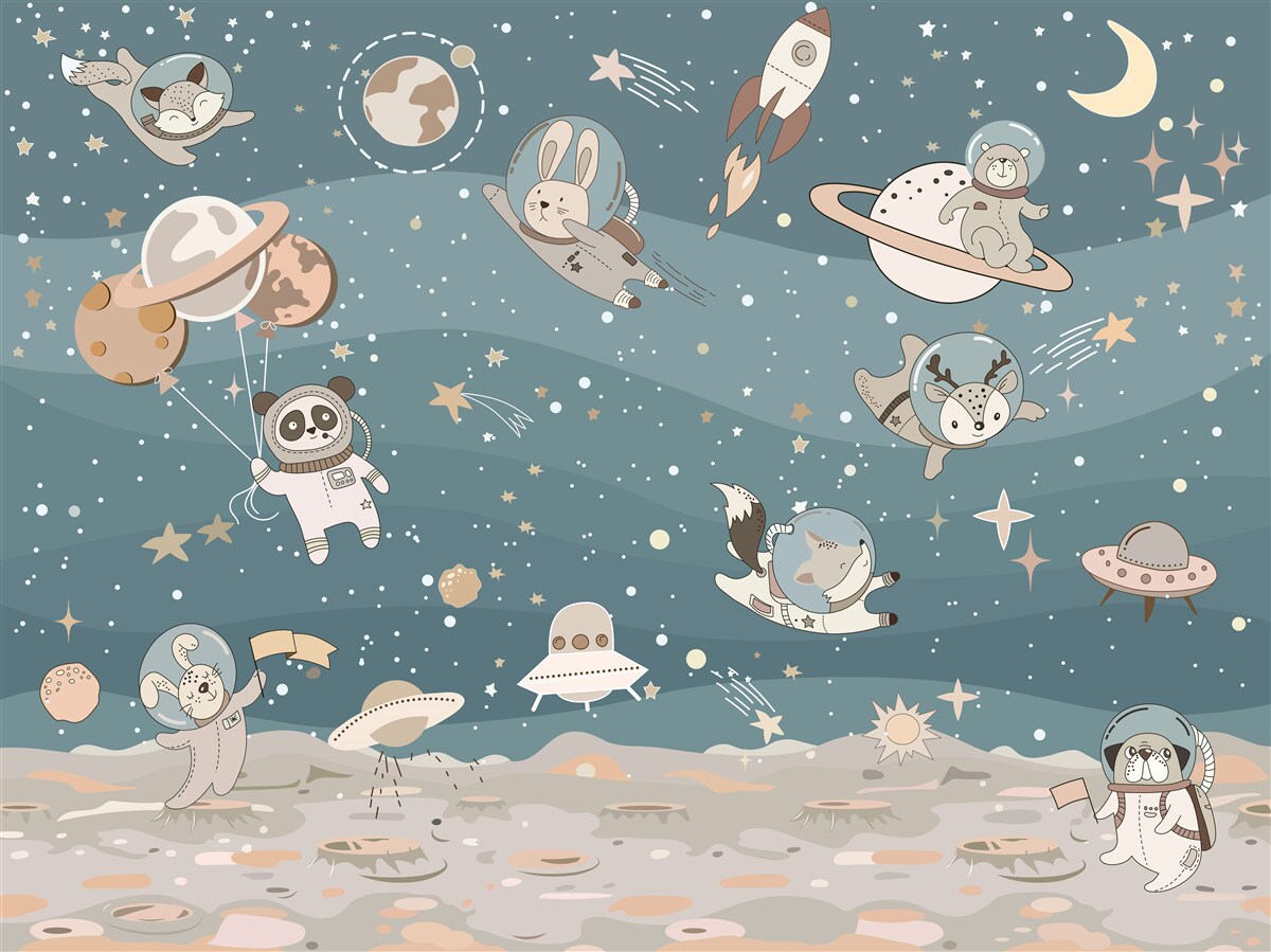 Fototapeta kosmiczne zwierzęta