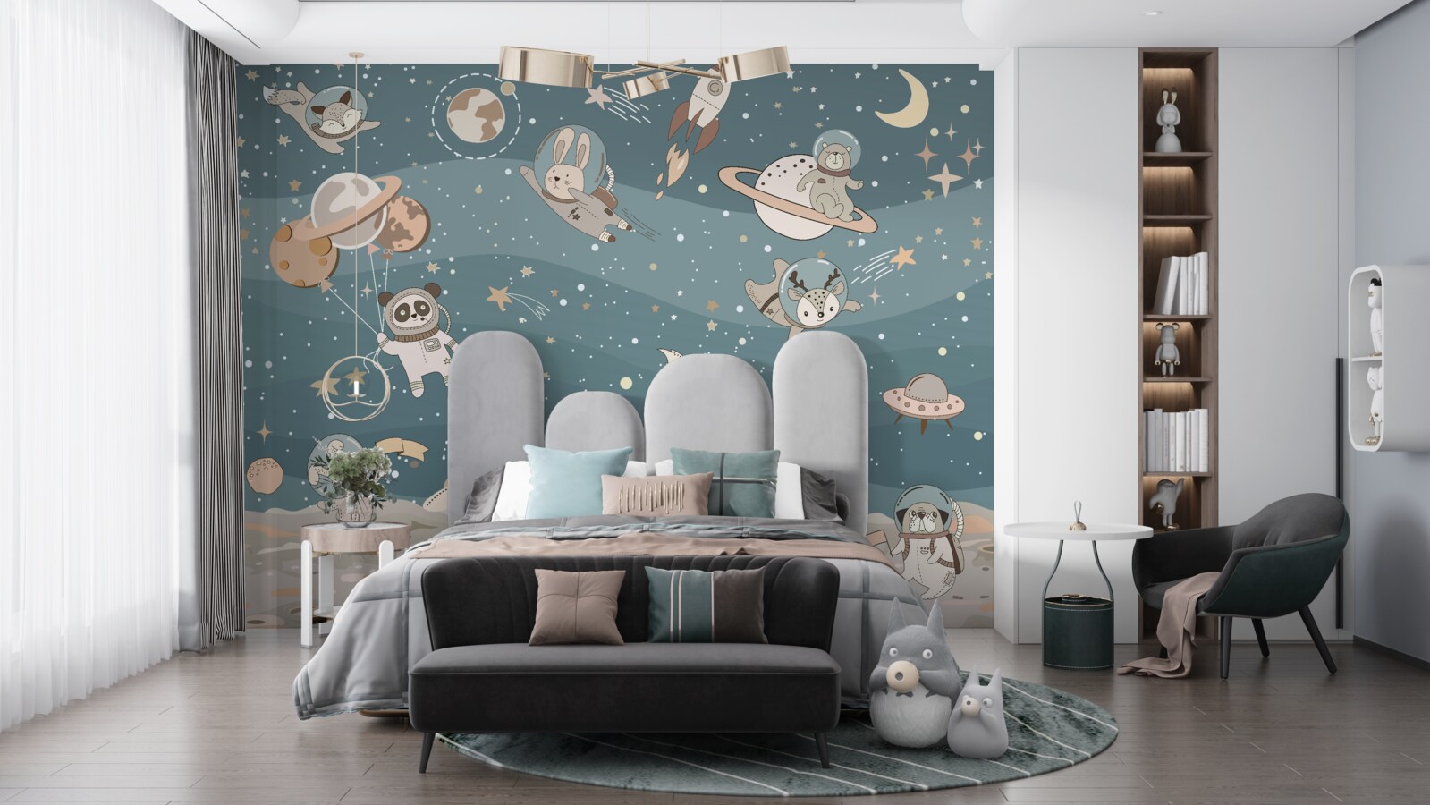 Fototapeta kosmiczne zwierzęta