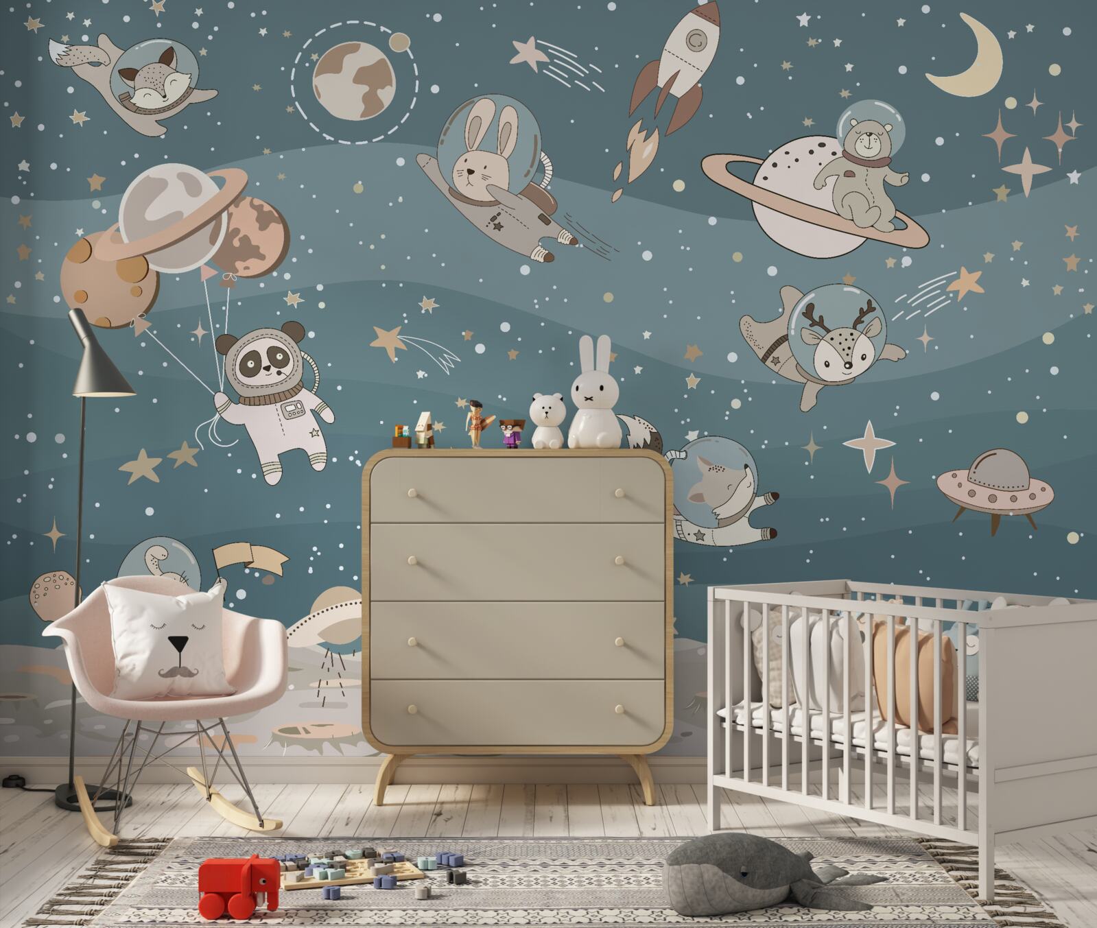 Fototapeta kosmiczne zwierzęta