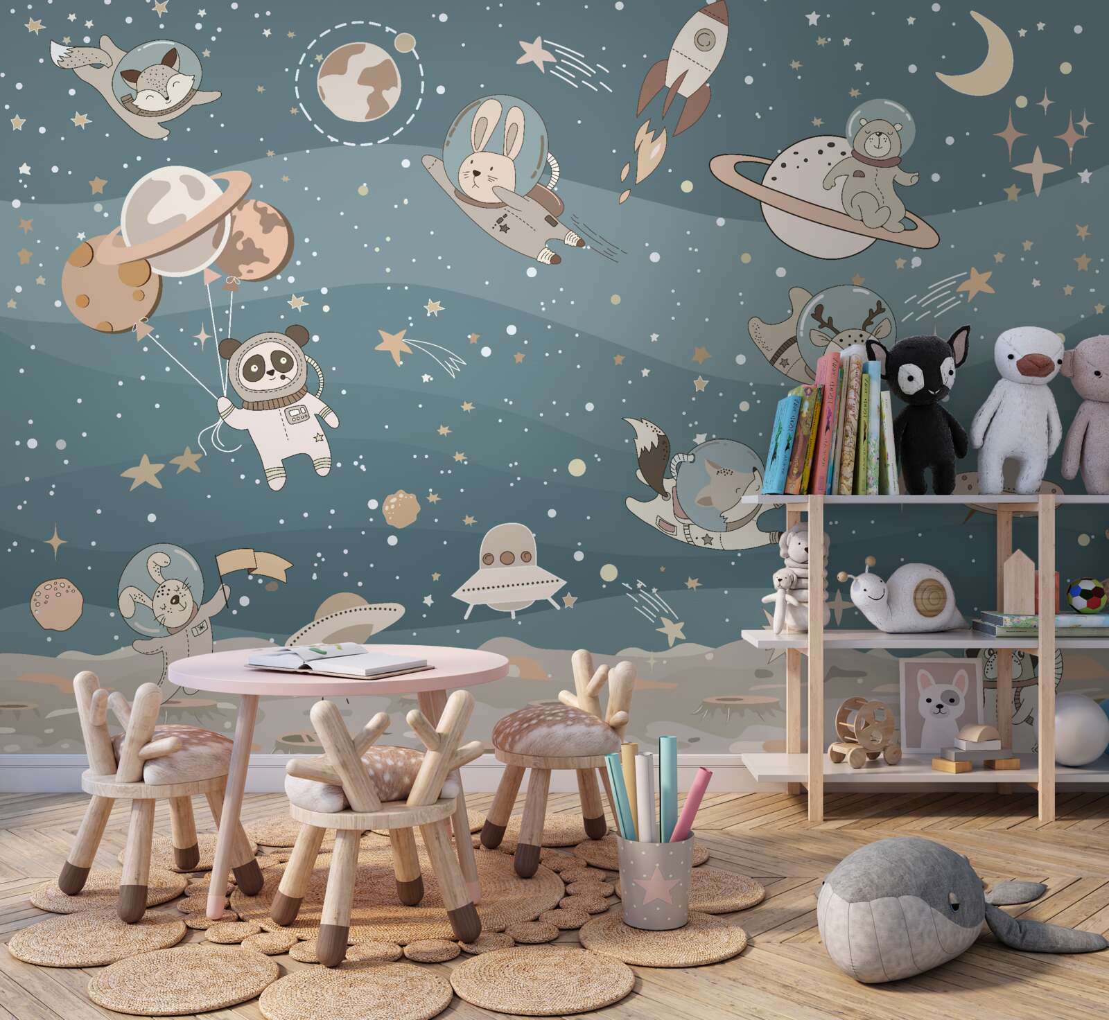 Fototapeta kosmiczne zwierzęta