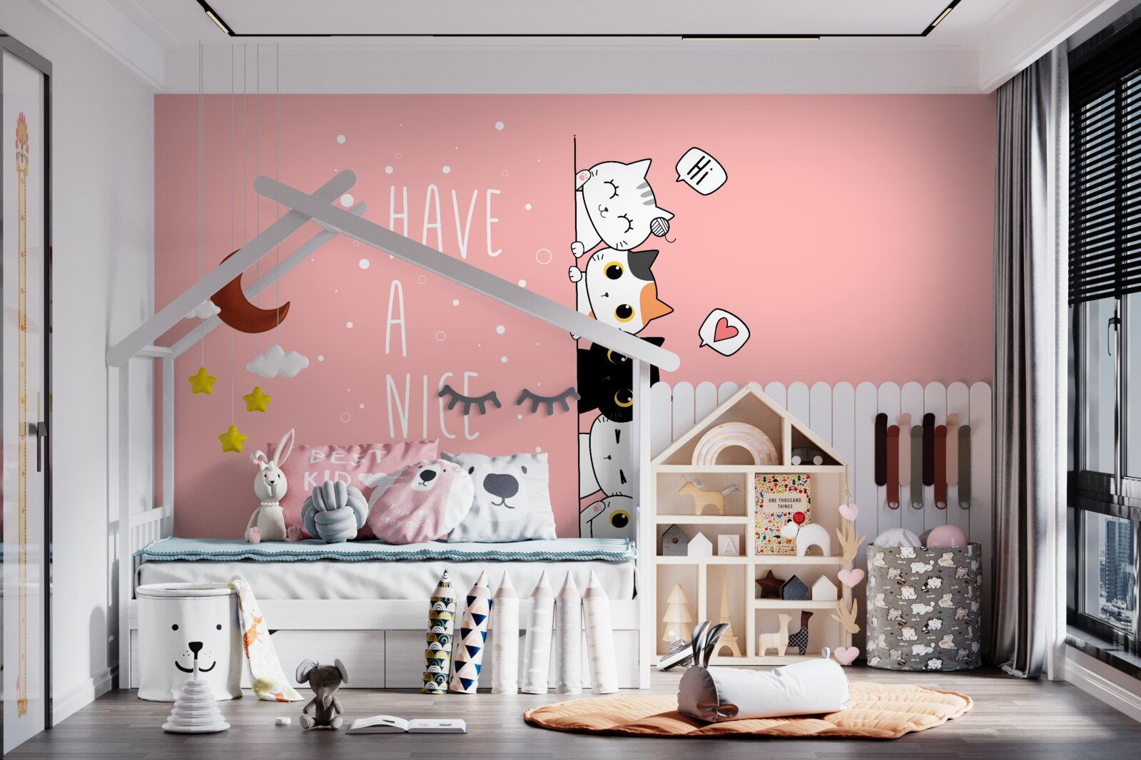 Fototapeta małe koty wychodzą