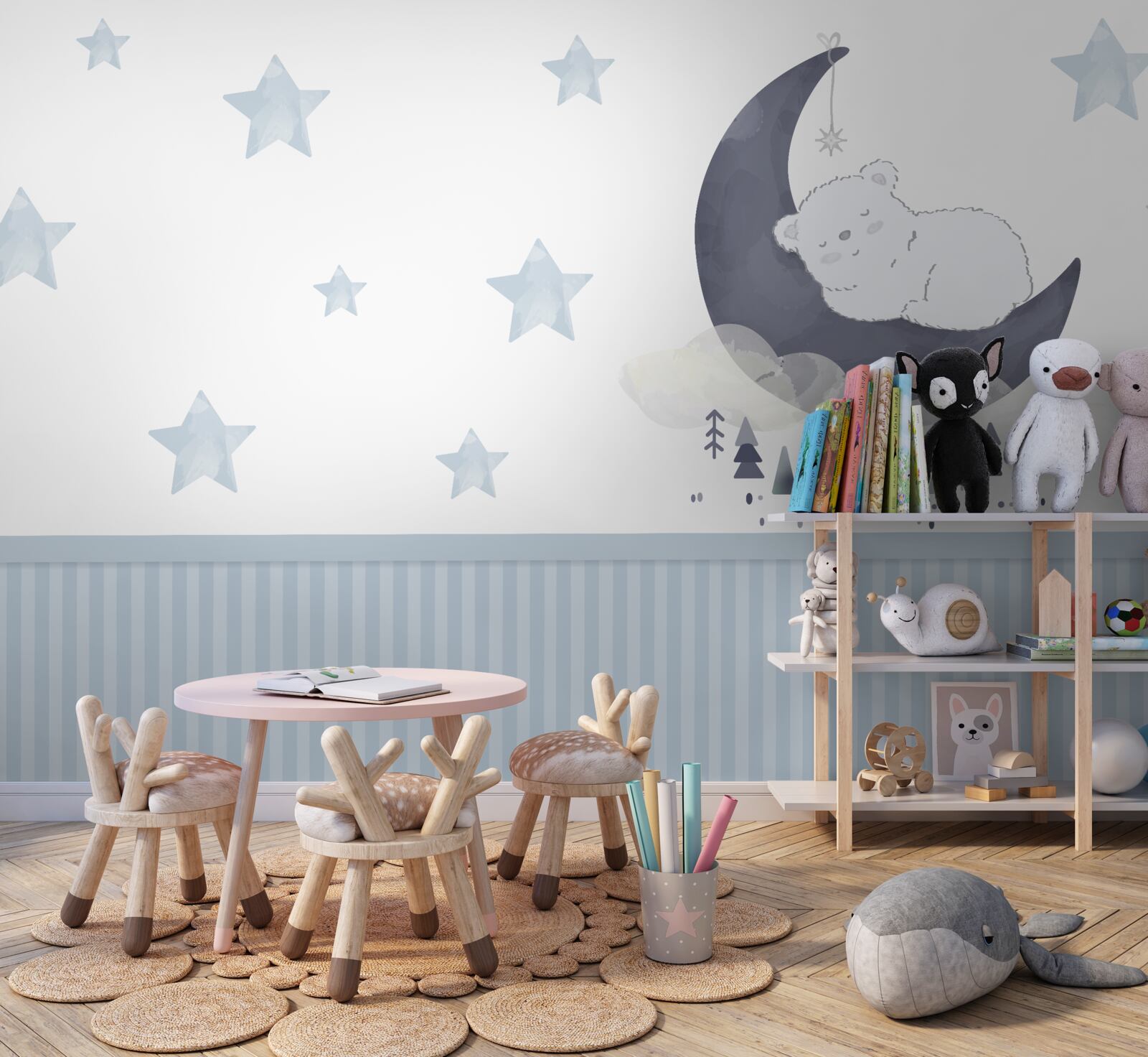 Fototapeta niedźwiedź na satelicie ziemi