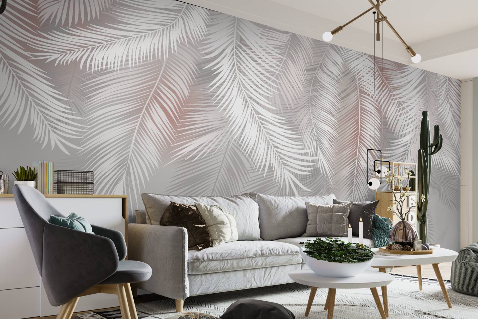 Fototapeta liście białe, kruche i delikatne