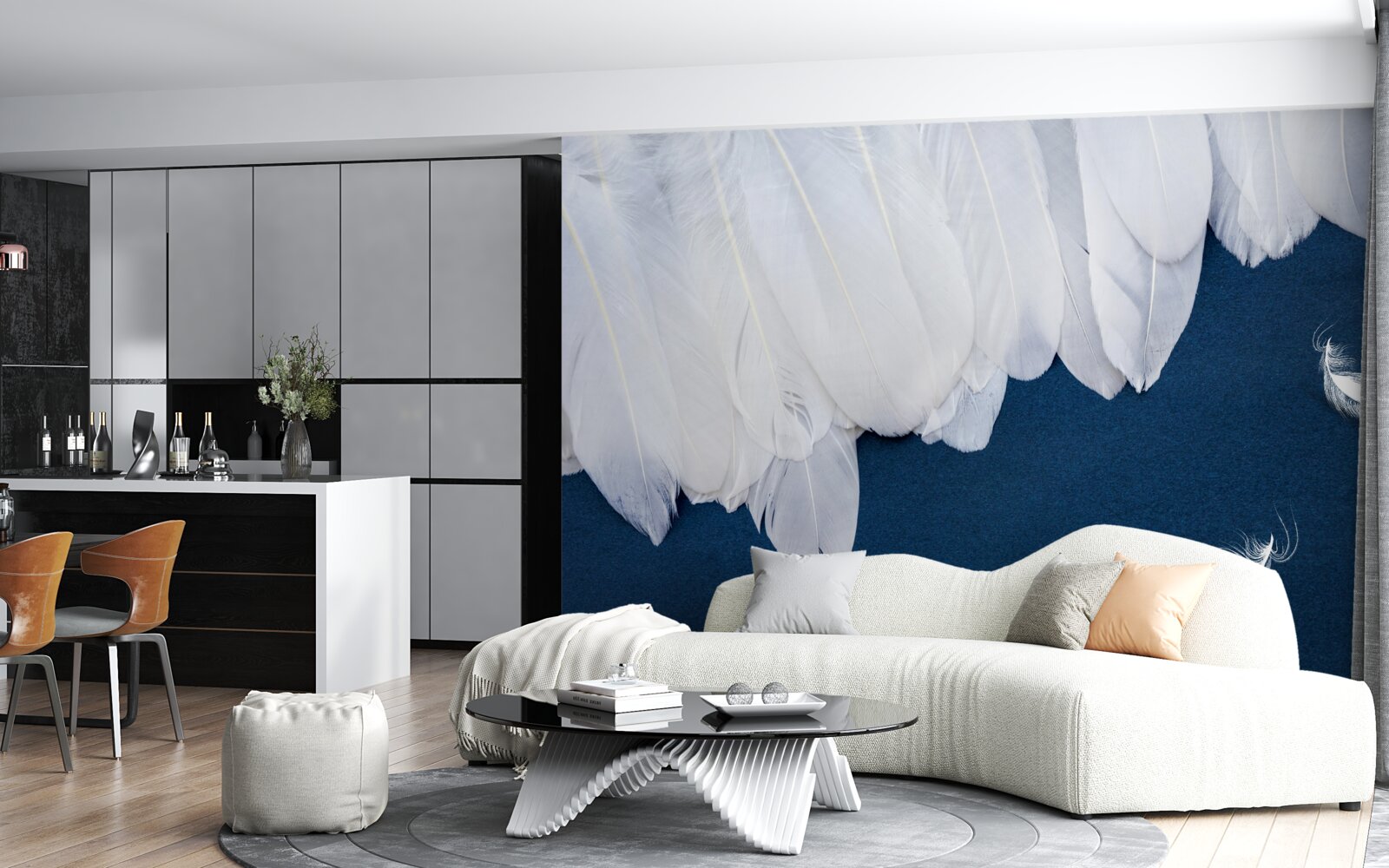 Fototapeta lekki delikatny puch