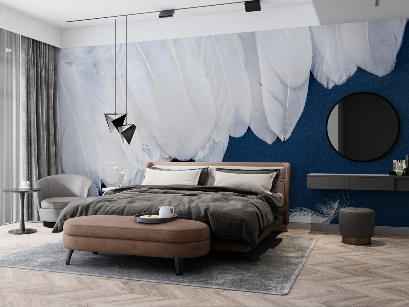 Fototapeta lekki delikatny puch