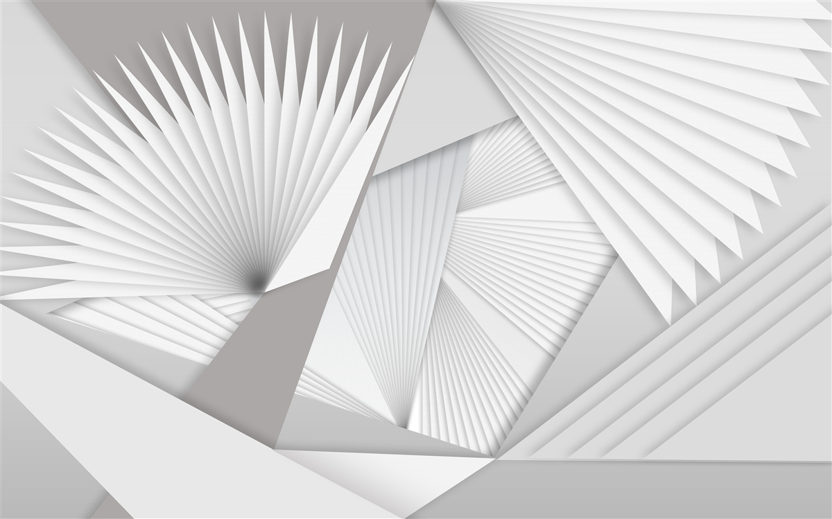 Fototapeta widok perspektywiczny kształtów geometrycznych