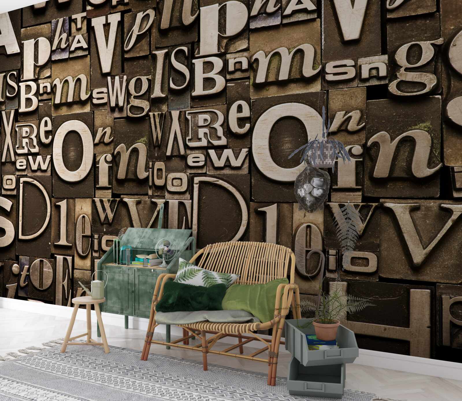 Fototapeta różne symbole na bordowej tablicy