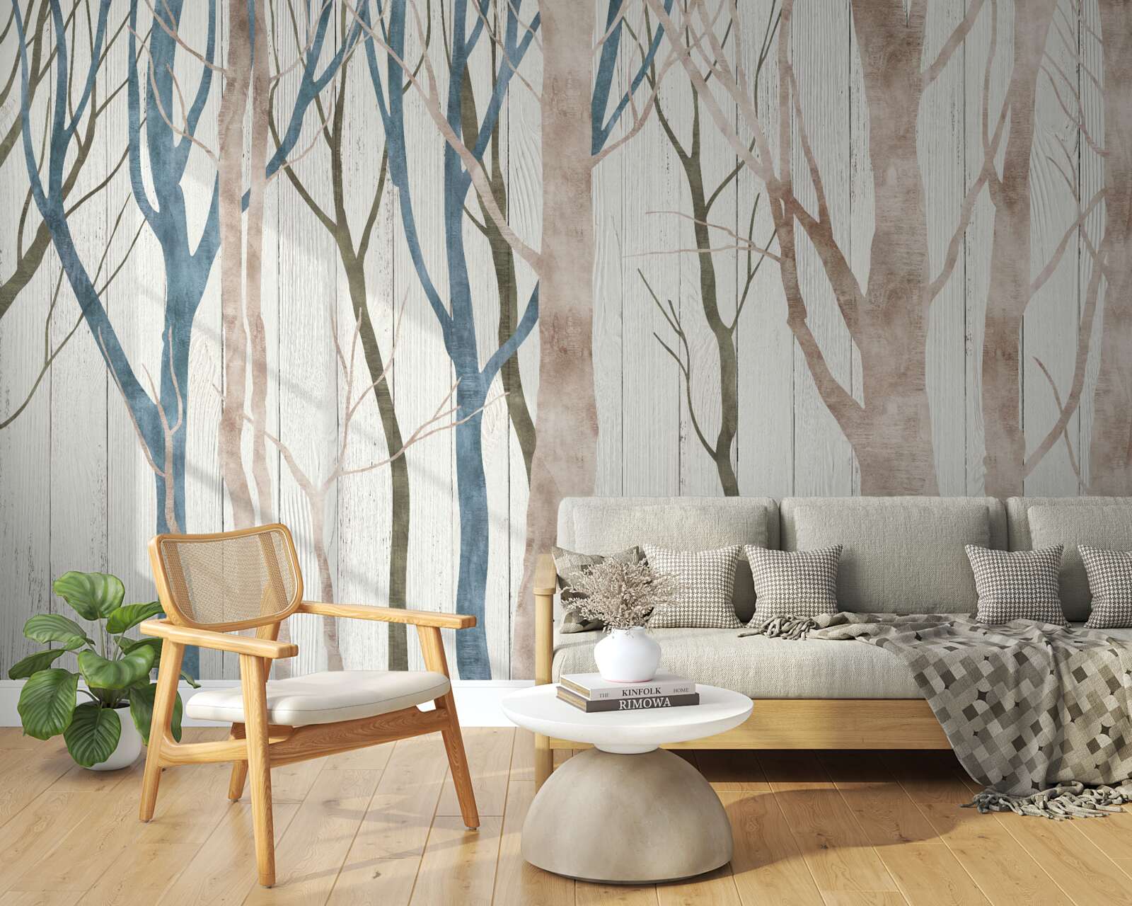 Fototapeta obraz chudego lasu