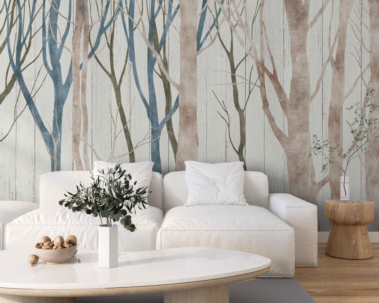 Fototapeta obraz chudego lasu